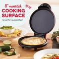 thumbnail image 2 of Dash Round Express Electric - Pancake Maker & Eggs Griddle System - Healthy Breakfast Maker - Quick Heat-Up & Easy Cleanup - nonstick surface - Aqua, 2 of 15