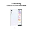 thumbnail image 4 of Ringke Fusion Matte Case Compatible with LG Velvet, Translucent Drop Protection Phone Cover - Clear, 4 of 9