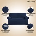 thumbnail image 2 of 2024 Jacquard Stretch Sofa Slipcover Non Slip Couch Cover  Sofa Size  Dark Gray, 2 of 7