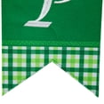 thumbnail image 6 of Northlight 7.5' Plaid "St. Patrick's" Swallowtail Flag Wall Banner, 6 of 6