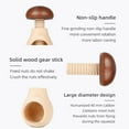 thumbnail image 2 of Wooden Mushroom Shaped Walnut Wood Clip, Wooden Mushroom Nutcracker Tool, Walnut Cracking Tool, Chestnut Peeler Manual Nut Cracking Tools for Walnuts, Hazelnuts, Pecans, Chestnut(2PCS), 2 of 8