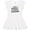 AA-White, variant on Inktastic Love Doesnt Count Chromosomes with Yellow and Blue Ribbon Girls Toddler Dress