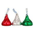 thumbnail image 6 of Hershey’s Milk Chocolate Kisses Christmas Edition - 1 Lb Resealable Bulk Candy Bag (approx. 100 pieces) - Chocolate Christmas Candy - Red, Silver, & Green Foil Wrapping, 6 of 7