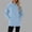 *Blue, variant on ClodeEU Long Sleeve Hoodie For Womens,Solid Color Pullover Sweatshirts ,Cute Oversized Pocket Sweatshirt Tops Army Green,Womens Plus M