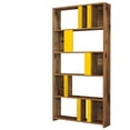 thumbnail image 4 of Hommy Craft - Walnut, Yellow - Lima - Bookshelf, 4 of 5