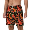 thumbnail image 2 of Balery Red Hot Chili Mens Swim Trunks Swim Shorts for Men Quick Dry Inseam Beach Shorts with Compression Liner Pocket-Large, 2 of 9
