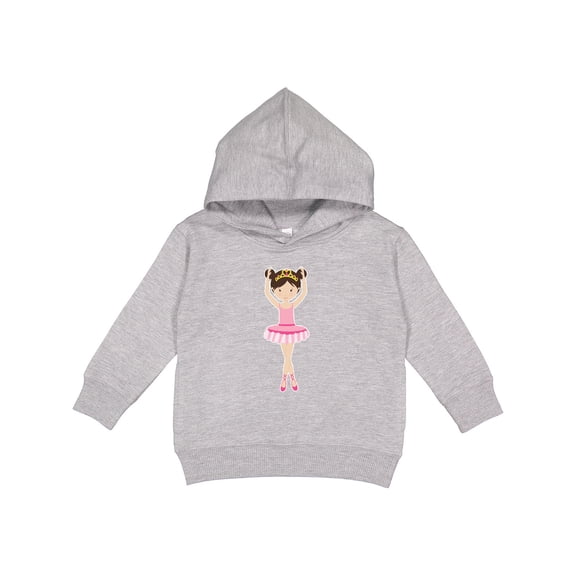 Inktastic Ballerina with Two Buns Toddler Hoodie