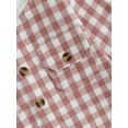 thumbnail image 6 of Bagilaanoe Toddler Baby Girl Boy Hooded Sweatshirt Long Sleeve Plaid Shirt Flannel Pullover 6M 12M 18M 24M 3T 4TKids Fall Loose Hoodie Tops, 6 of 9