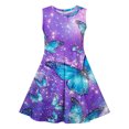 thumbnail image 4 of LOVZFMLL Robe de Princesse Imprimée pour Enfants et Filles de 4 à 14 Ans, Manches Longues, Col Rond, 4 of 7