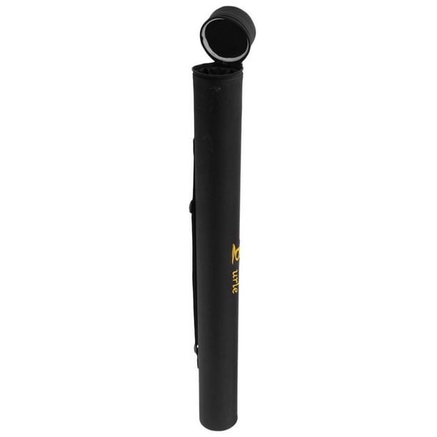 Luzkey 2 Pieces Fly Fishing Rod Tube 75cm + 85cm Black Fly Rod Hard Case With Carry Black As Described