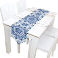 thumbnail image 5 of SKYSONIC Table Runner Ornament Pattern Washable Table Cloth Runner for Holiday Home Wedding Table Top Decoration 13x90 Inches, 5 of 5
