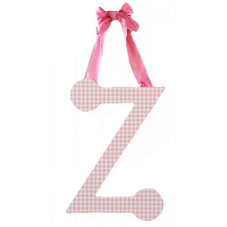 My Baby Sam Hanging Gingham Letter With