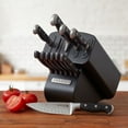 thumbnail image 2 of Sabatier Self-Sharpening 12-Piece Forged Triple Rivet Knife Block Set with Edgekeeper Technology Black, 2 of 11