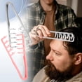 thumbnail image 4 of Texturizing Comb, 2026 Men's Texture Styling Comb,  Men's Volumizing Texture Tool,  Maximum Root Lift Tool,  ABS Plastic Non-Slip Textured Handle, Root Lifter Comb (Gray, 2 pc), 4 of 8