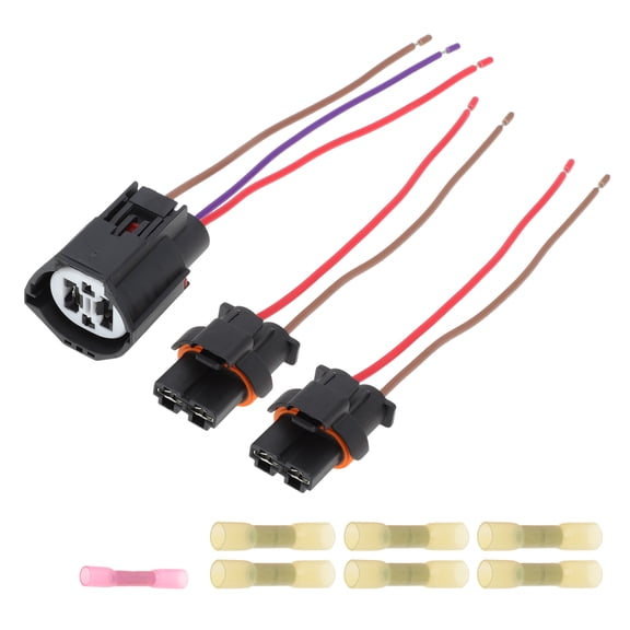 Unique Bargains Cooling Fan Control Module Connector Plug Wire Harness for Volvo S60 II 134 2015-2018 for Ford Galaxy WA6 2006-2015 No.7T4Z8B658B/7T438C609BA
