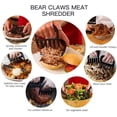 thumbnail image 5 of 2 uds garras de oso para barbacoa garras para carne garras de oso para fumar accesorios para barbacoa negro oso de fresa Electrónica, 5 of 5
