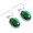 Malachite, variant on Peridot Quartz Earring 925 Sterling Silver Handmade Jewelry