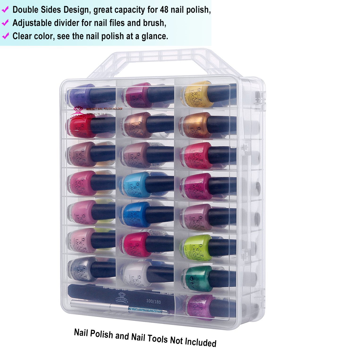 Universal Nail Polish Organizer Holder E Saver