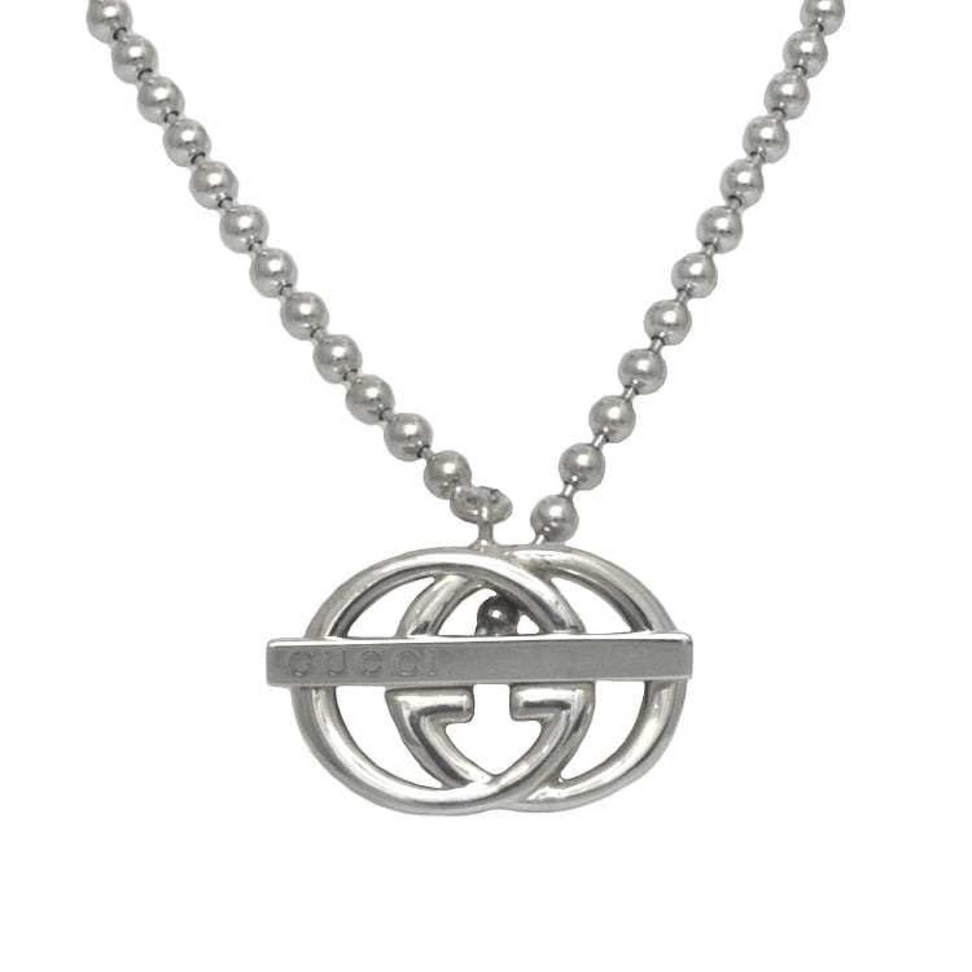 Gucci Interlocking G Chain Necklace - Silver