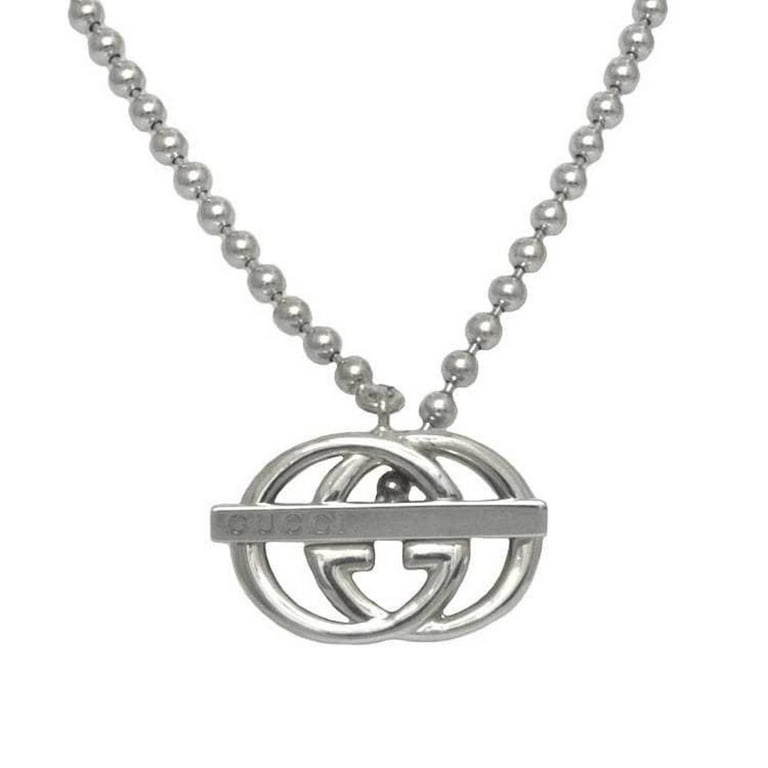 Authenticated Used Gucci ball chain necklace sterling silver