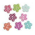 thumbnail image 4 of Raindrops 200Pcs Assorted Color Wood Buttons with Dotted Plum Pattern for Sewing Crafts, 4 of 7