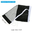 thumbnail image 2 of Unique Bargains Table Tennis Net Replacement Ping Pong Net String Tension Equipment Accessories Polyester Cotton, Black, 2 of 6