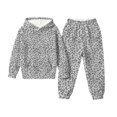 thumbnail image 4 of JAJAHO Kids Sweatsuit Boys Girls Leopard Outfit Long Sleeve Hoodies And Sweatpants 2 Piece Set 3-13Y, 4 of 4