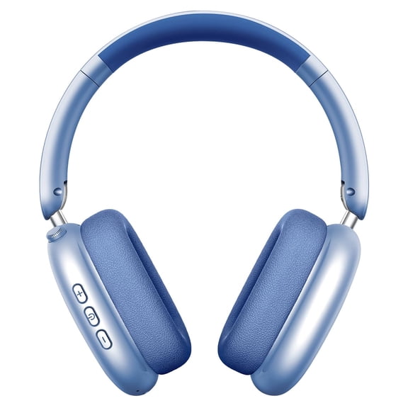 Mahipey Y01 Wireless Over-Ear Headphones with Active Noise Cancelling,Hi-Res Audio,48H Playtime,Foldable Design Bluetooth Headphones for iPhone/Samsung/Android/PC(Blue)