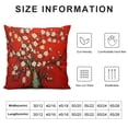 thumbnail image 5 of Fenyluxe Flowers Pillow Covers for Couch Sofa Indoor Outdoor Square Design Aesthetic Decorative 1PC 12x12in, 5 of 5