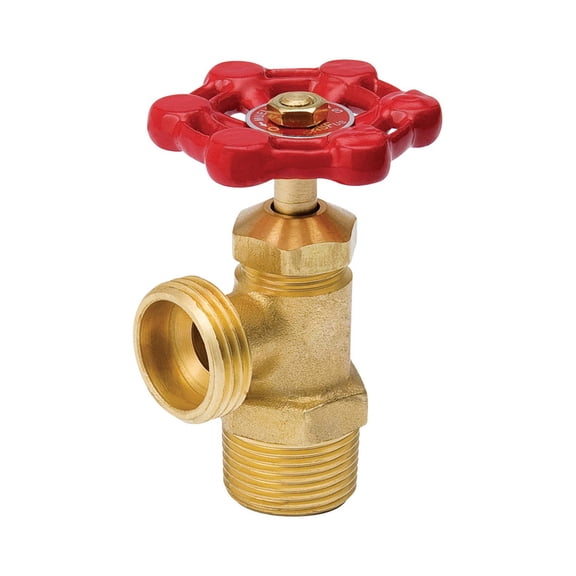 Mueller Streamline Brass Lawn Sillcock Valve - 1/2 In. MIP x 3/4 In. Hose Thread