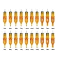 thumbnail image 2 of Aguja de cartucho de tatuaje de libélula amarilla, accesorios para máquina de tatuaje, 1, 3, 5, 7, 9, 11, 13, 14, 15, RL, RM, RS, M1, 10 piezas, 2 of 4