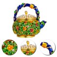 thumbnail image 3 of Jewelry Storage Box Jewelry Container Trinket Case Alloy Crafts Teapot Adornment, 3 of 9