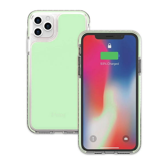 iHome Velo Silicone Impact Case, iPhone 11 Pro Max, Mint Green