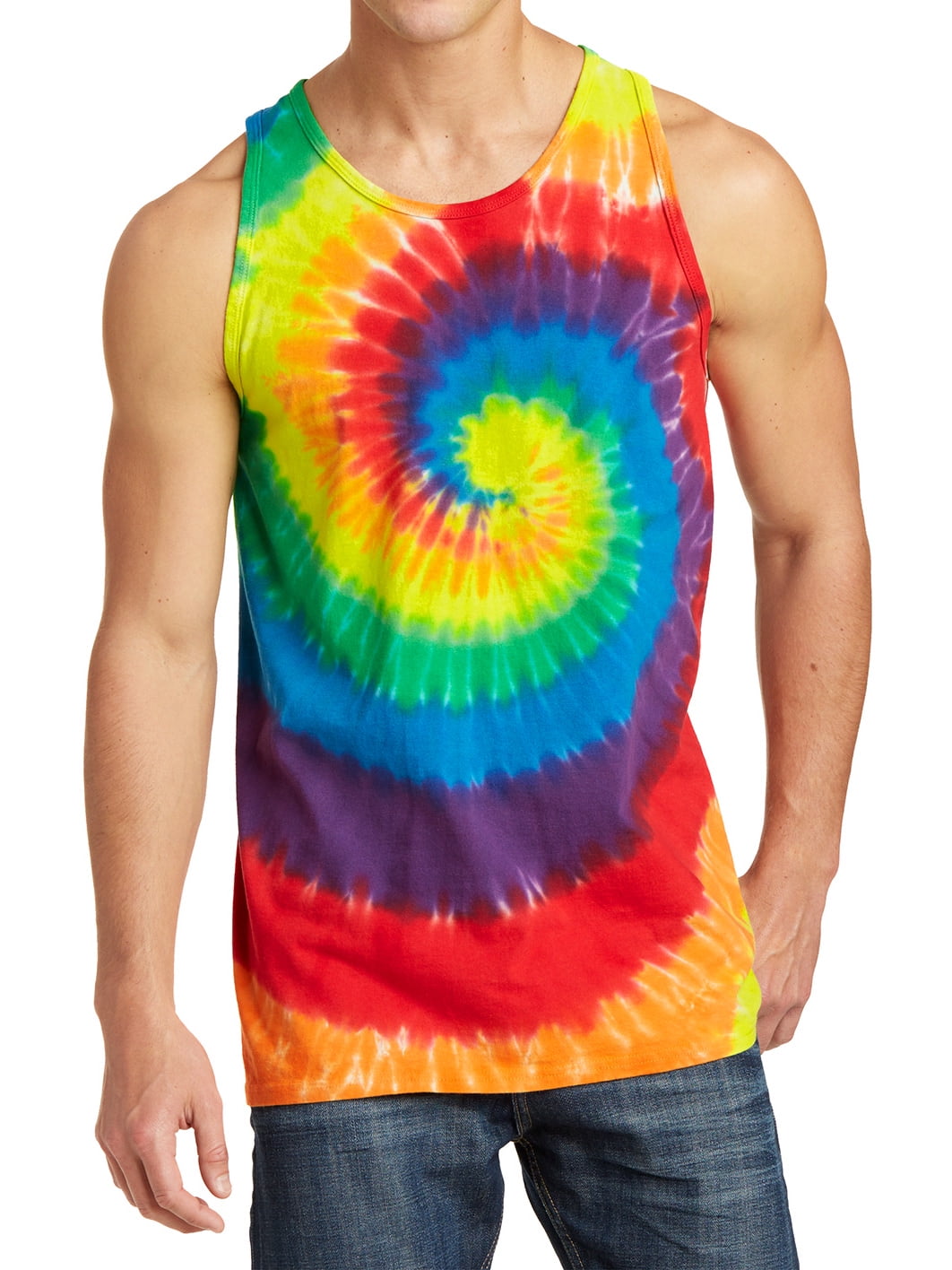 Mafoose Men's TieDye Tank Top Rainbow Large Walmart Canada