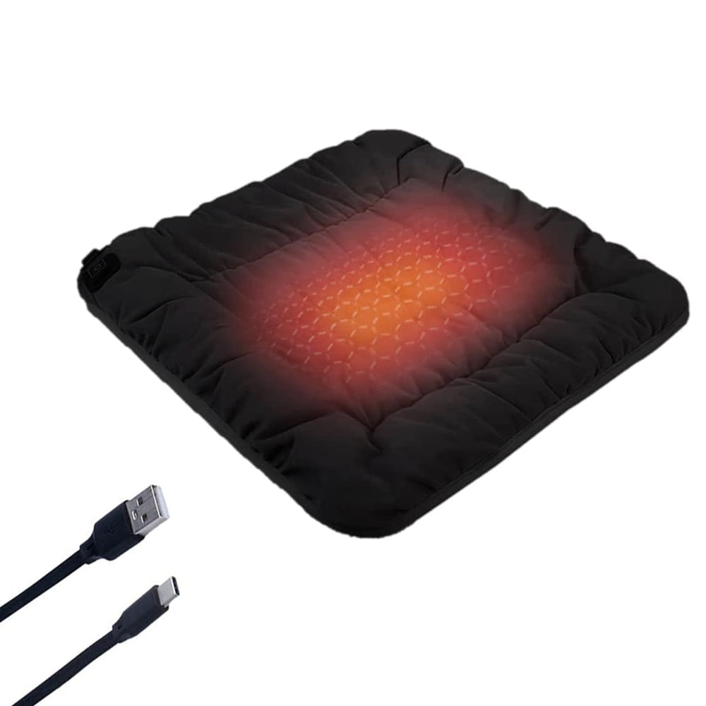 USB Heated Seat Cushion for Car, 5V Electric Heating Pad Nonslip Chair