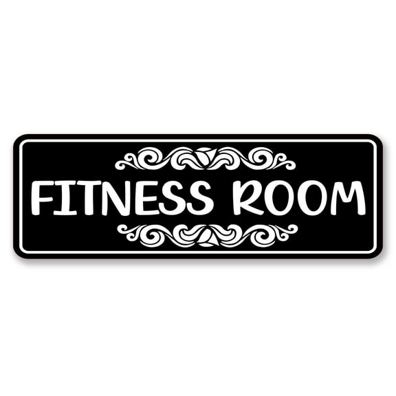 Standard Plus Fitness Room Wall or Door Sign | Home & Fitness Decor- Small
