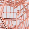 thumbnail image 4 of Shopping Cart Iron Double Layer Supermarket Handcart Shopping Utility Cart Mode Toy for Desktop Decor Ornament Golden, 4 of 4