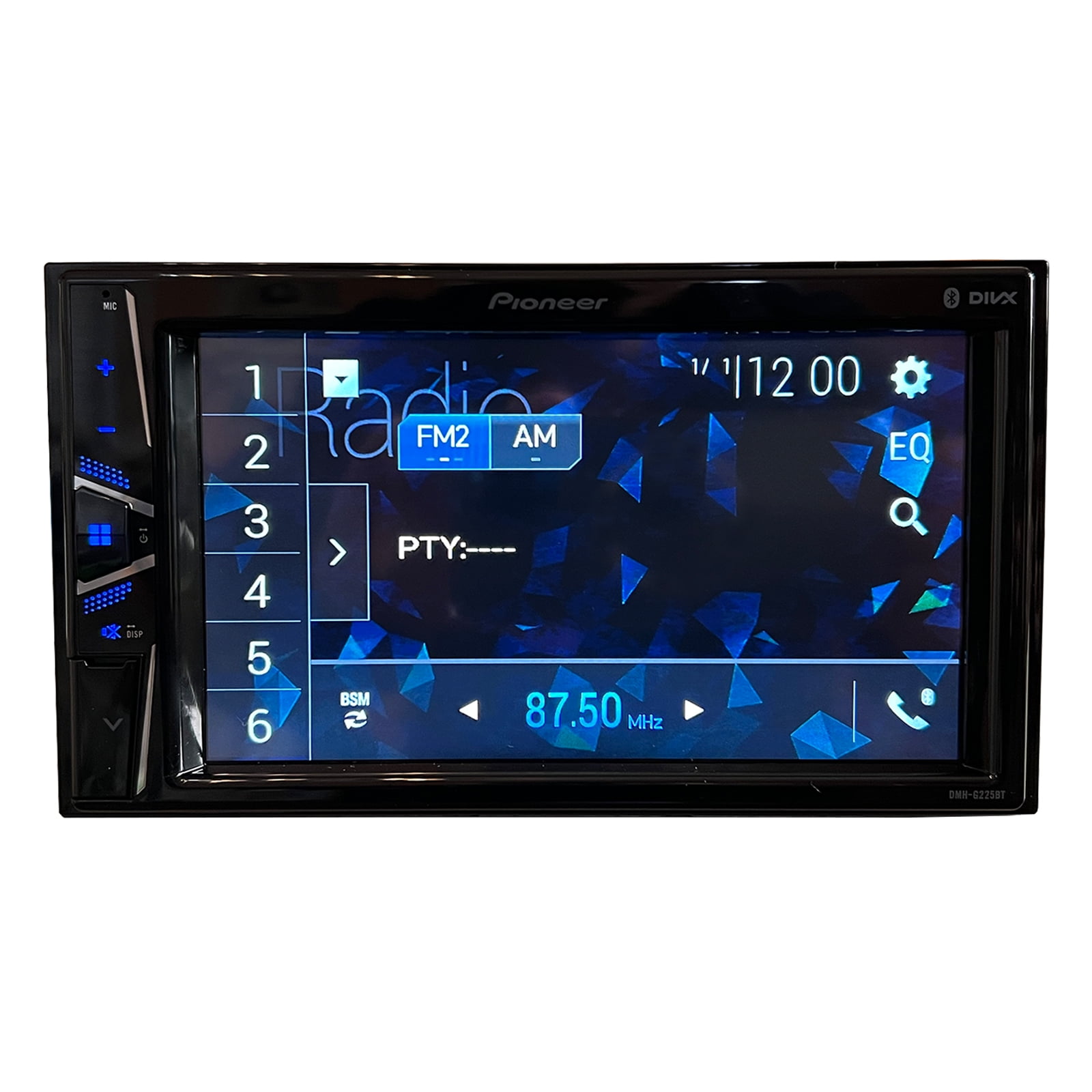 Pioneer DMHG225BT Double DIN AM/FM Radio Stereo USB AUX Bluetooth
