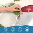 thumbnail image 5 of Yayeee Kitchen Curtains Tier Set of 2 Light Filtering 57"x24" Over Sink Window Panels, Watercolor Cherry, 5 of 7