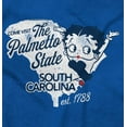 thumbnail image 2 of Betty Boop South Carolina Map Outline Women Crewneck Sweatshirt Brisco Brands S, 2 of 6