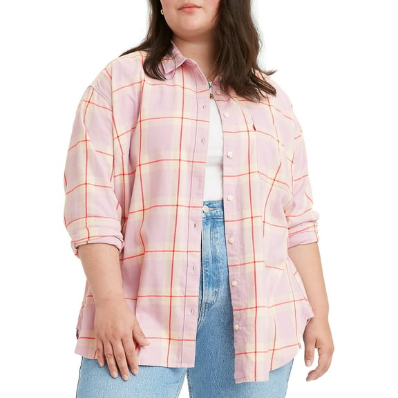 Levi's Women's Plus Size Henri Flannel