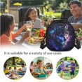 thumbnail image 6 of Jeiento Wolf Backpack and Lunch Bag Set for Boys Personalized Kids Bookbag Ages 6-8 8-12 Elementary Middle School Backpack Galaxy Sky Kids Schoolbag Pencil Case Lunchbag Set 3 In 1, 6 of 7