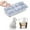 D, variant on WIFKLSIIPG Cute Mould Dog Shapes Tray Silicone Ice Mould Fun Shapes Make 4 Ice for Iced Coffee