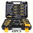 thumbnail image 1 of 43Pcs Magnetic Screwdriver Set, Precision Screwdrivers & Magnetizer Demagnetizer, Non-Slip Handle, 360° Rotation for Precision Work, Blow Mold Storage Case, 1 of 9