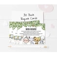 thumbnail image 3 of Inkdotpot 30 Books For Baby Shower Request Cards Bring A Book Instead Of A Card Safari Jungle Animals Baby Shower Invitations Inserts Games, 3 of 6