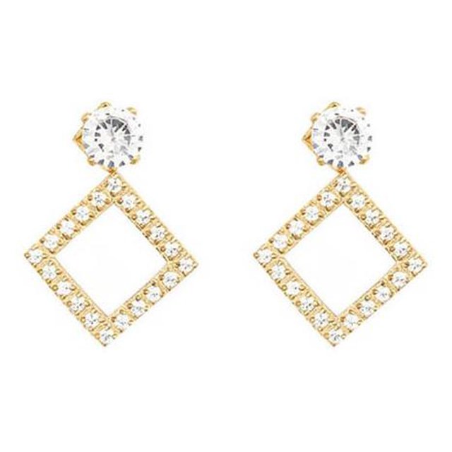 Aretes Enso Para Dama Color Dorado EJE2065GW