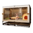 thumbnail image 1 of Spacious Outdoor Pet Rabbit Cage - Create a Dream Home Rabbit Villa with an Inviting Rabbit Nest for Your Furry Friends, 1 of 3