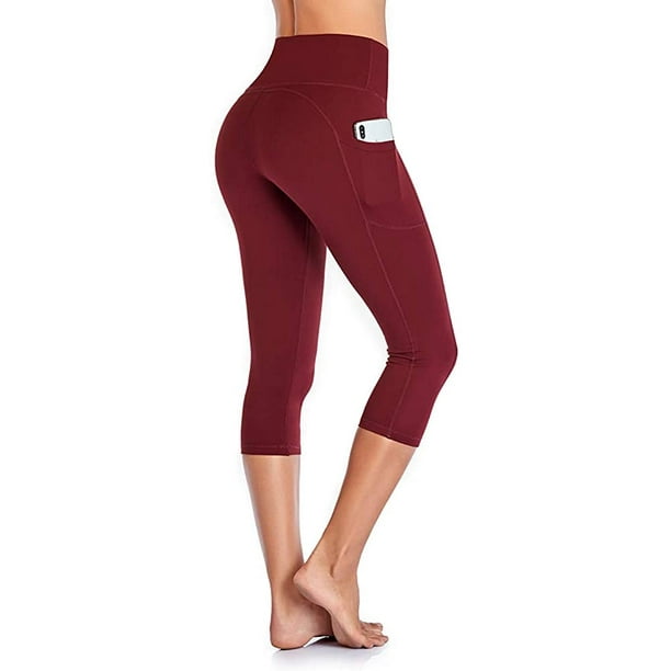 Yoga Pants for Women High Waist with Pockets Flex Leggings Tummy Control  Workout Running Tights DS166 