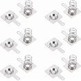 thumbnail image 1 of Cutelec 10Pairs Battery Springs AA Battery Negative to Positive Conversion Spring Contact Nickle Plated 12x12mm, 1 of 3