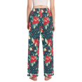thumbnail image 3 of FORMRS Women's Pajama Pants with Pockets Soft Comfy Loungewear Sleep Bottom, Sizes S-2XL, Christmas Themed Leaves, 3 of 8